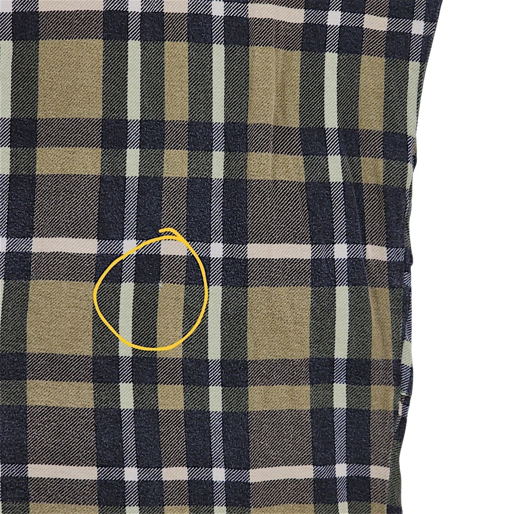 Dwell Slumber Cocoon Nightgown House Dress‎ OS Caftan Plaid Loungewear USA - Picture 8 of 12